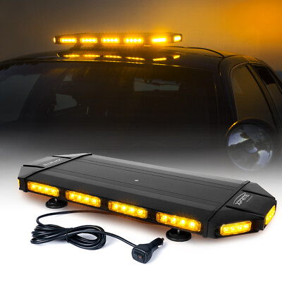 #ad Xprite 27quot; Strobe Light Bar Amber Response Emergency Beacon Warn for Tow Truck $193.53