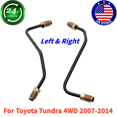 #ad For 2007 2014 Toyota Tundra 4WD Front Brake Caliper Line Set of Left amp; Right US $15.69