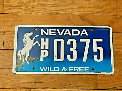#ad Nevada quot;Wild and Freequot; License Plate $24.99