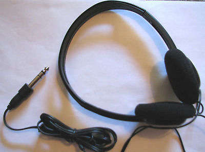 #ad Compact Stereo Padded Lightweight Headphones with 1 4quot; Inch Stereo Phone Plug. $17.99