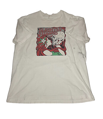 #ad Y2k Slightly Stupid T Shirt Rock Band White xl Reggae Punk Hip Hop Logo Flaws $24.99