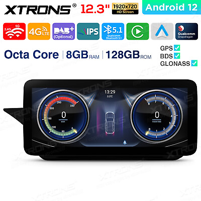 #ad 12.3quot; Android 12.0 Car GPS Navigation Stereo For Mercedes Benz E Class W212 S212 $574.99