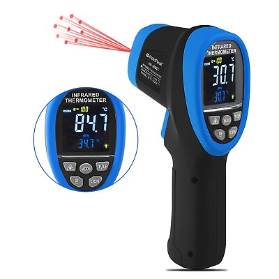 #ad Digital Infrared Thermometer 58 3272℉ Temperature meter with Big Colored screen $70.99