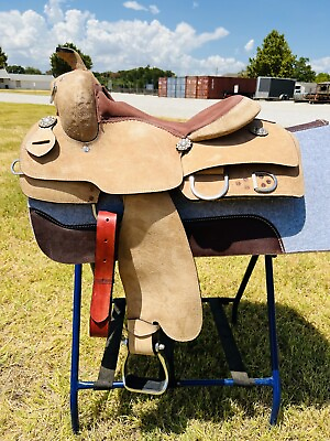 #ad Western Adult Horse Training amp; Rough Out Saddle With Free Shipping $349.99
