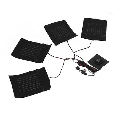 #ad Heating Cloth Heater Waterproof 3 Gears Composite Fiber With Four Pieces USB US $8.83