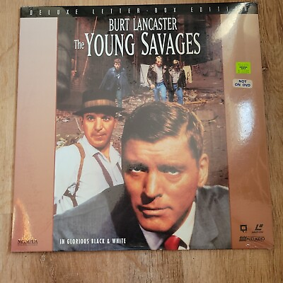 #ad The Young Savages NEW SEALED Letterbox Laserdisc LD Burt Lancaster NEW SEALED $7.99
