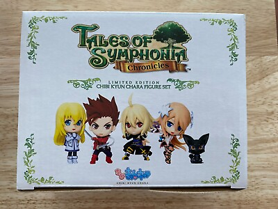 #ad Tales of Symphonia Chronicles Chibi Kyun Chara Figure Set 4 figures NEW in Box $49.99