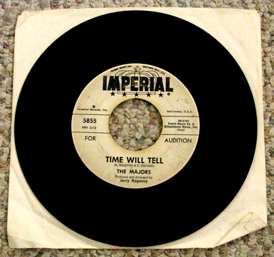 #ad THE MAJORS TIME WILL TELL A WONDERFUL DREAM 45 Imperial 1960s Soul FREE SHIPPING $15.00