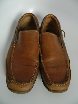 #ad Johnston amp; Murphy Sheepskin XC4 System Dual Width Brown Loafers Size 12M $24.99