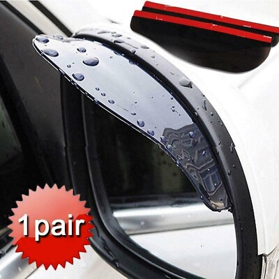 #ad Easy to Install Car Mirror Rain Board Eyebrow Guard Clearer Vision in Rain $7.32
