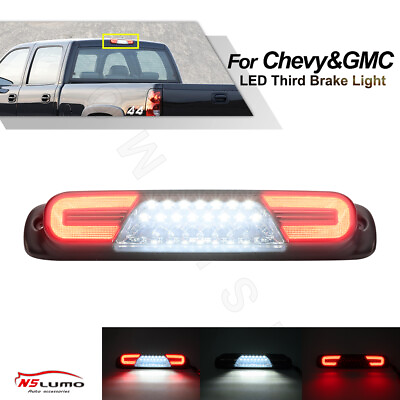 #ad Smoked LED 3rd Third Brake Tail Cargo Lights For 99 07 Chevy GMC 1500 2500 3500 $49.99