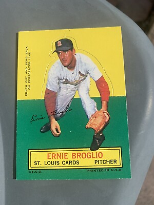 #ad 1964 Topps Stand Ups Ernie Broglio $19.99