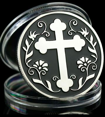 #ad Armor of God Servant of Christ Steward Commemorative Challenge Cross Coin $8.95