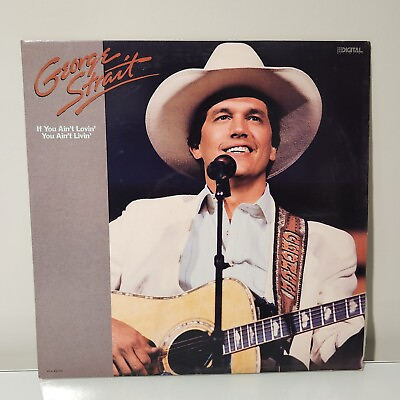 #ad George Strait If You Aint Lovin You Aint Livin Vinyl LP Record 1988 MCA $25.49