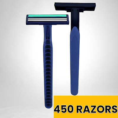 #ad Vaylor Disposable Razors Men 2 Blade Razors 450 Pack Sensitive Skin Shave Bulk $145.58