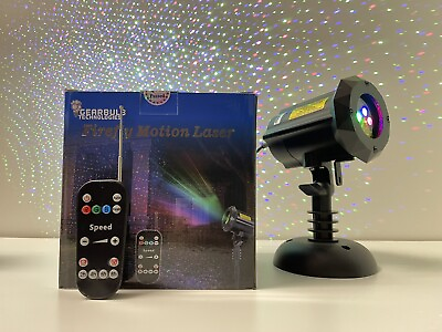Lightshow RGB Firefly Star Laser Motion Shower Projection Lights Xmas Light Show $94.99