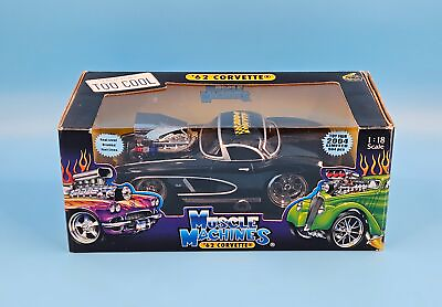 #ad MUSCLE MACHINES 62 CORVETTE 2004 TOY FAIR 1:18 SCALE 1 18 ONLY 504 MADE WOW 🔥 $349.95