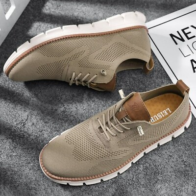 #ad MENS CASUAL BREATHABLE WALKING SHOE $45.87