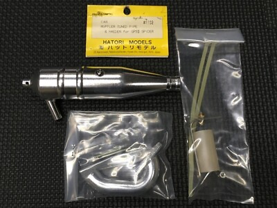 #ad Hatori Models Muffler Tuned Pipe amp; Header For Gp10 Spider Radio Control Parts $101.83