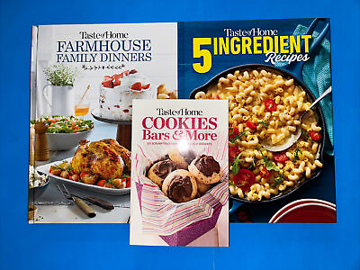 #ad 3 BOOKS Taste Of Home Recipe Books b714B See Pictures For All Book Titles $22.99