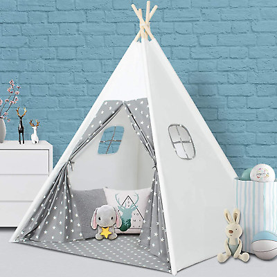 #ad Kids Teepee Tent for Girls or Boys with Carry Case Foldable Play Tent for Kids $59.99