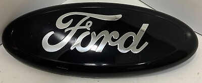 #ad #ad FORD BLACK EMBLEM OVAL 9 INCH LOGO Front Grille Tailgate Badge 2004 16 $21.99