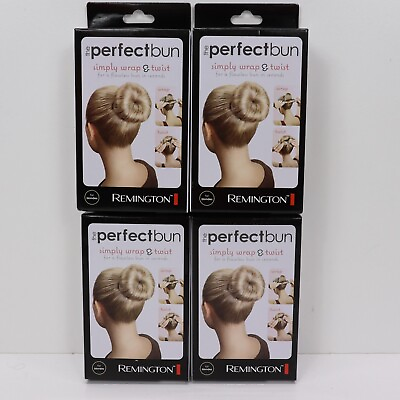 #ad 4x The Perfect Bun Wrap and Twist For A Flawless Bun In Seconds Blondes $24.99
