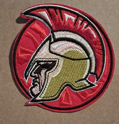 #ad Spartan Warrior embroidered Iron on patch $6.80