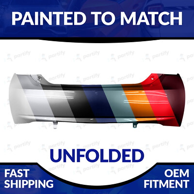 #ad NEW Paint To Match 2010 2015 Toyota Prius Unfolded Rear Bumper W Spoiler Holes $291.99