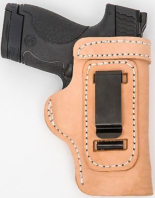 #ad LT TAN CUSTOM OWB Leather Gun Holster U CHOOSE:rhlh laser slide cant belt mag $59.88