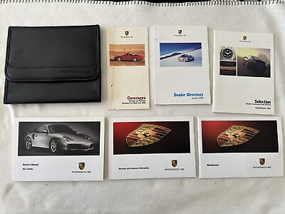 #ad 2002 Porsche 911 Turbo Owner#x27;s Manual 996 Turbo Driver Service Book Case Pack $349.98