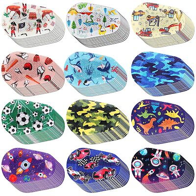 #ad Adhesive Eye Patches for Kids Boys 12 Styles Eye Patches Cute Boys Toddler Ey... $49.99