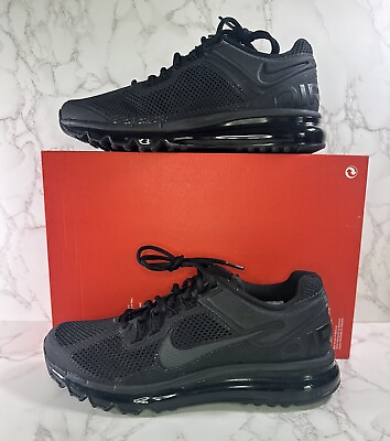 #ad Nike Air Max 2013 Triple Black FZ3156 010 Men#x27;s Sz 8 New Men Shoes Black Black $145.99