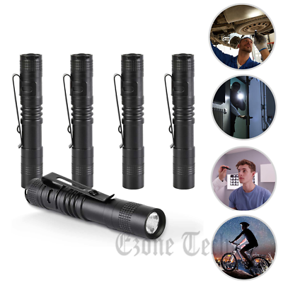 Mini Portable LED Flashlight Pocket Ultra Bright Handheld Pen Light for Camping $12.50