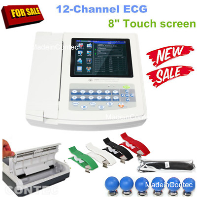 #ad CONTEC US Digital 12 channel lead Electrocardiograph ECG EKG MachinePrinter $699.00