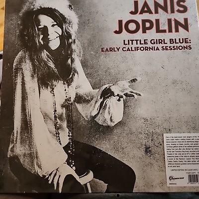 #ad Janis Joplin Little Girl Blue: Early California Sessions Limited Clear Vinyl $29.99