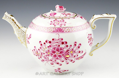 #ad Herend Hungary #602 WALDSTEIN RASPBERRY PINK TEA POT TEAPOT WITH LID Mint $242.10