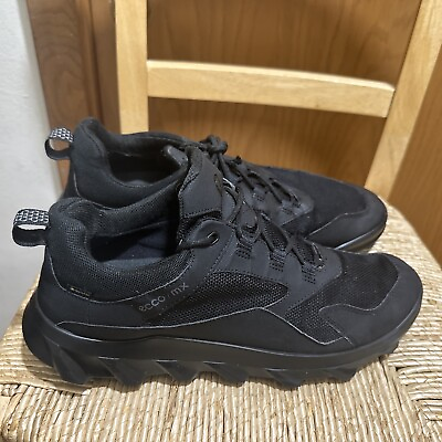 #ad #ad Ecco MX Low Goretex Hiking Shoe Mens Size 11 11.5 Black Gore Tex Waterproof $53.00
