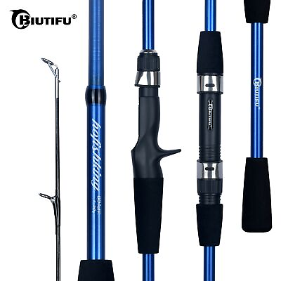 #ad Baitcasting Spinning Mini Fishing Rod 4 5 Section 1.8 2.1mTravel Carbon Casting $21.60