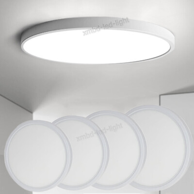 #ad LED Ceiling Down Light Ultra Thin Flush Mount Kitchen Lamp Home Fixture Dimmable $23.99