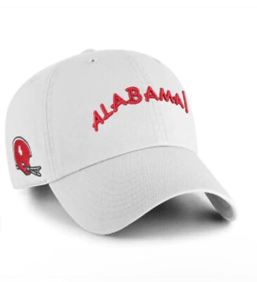 #ad Alabama Crimson Tide H Champs Gray Script Side Clean Up Hat 47 Brand $22.99