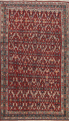 #ad Vegetable Dye All Over Qashqaii Traditional Tribal Handmade Room Size Rug 6x9 $2971.00