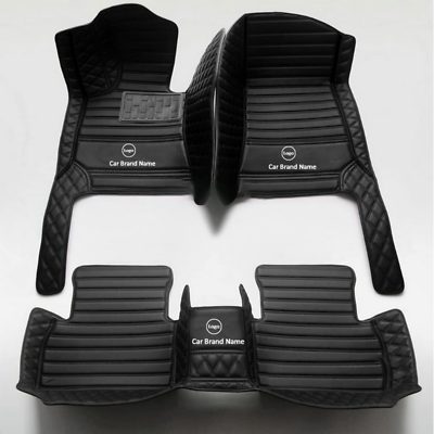 #ad Car Floor Mats For Toyota All Models Custom Waterproof Luxury Carpets Auto Liner $85.50