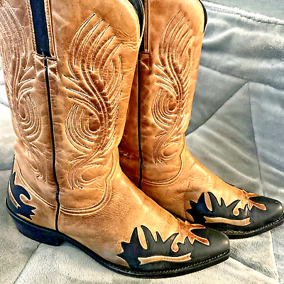 #ad Lucchese Charlie 1 Horse Western Leather Cowboy Boots 70546 US 11D $149.95