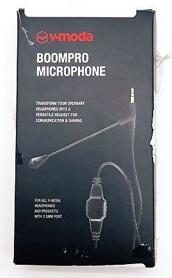 #ad V MODA BoomPro Microphone for Gaming amp; Communication Black C $17.95