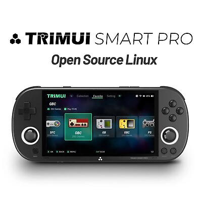 #ad Smart Pro Handheld Game Console 4.96#x27;#x27; IPS Screen Linux System Joystick $179.99