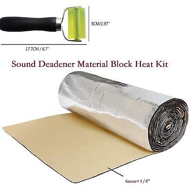 #ad Car Insulation Heat Proof amp; Sound Isolate Material w Adhesive Engine Room Cabin $22.79