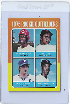 #ad 1975 Topps Baseball #622 ROOKIE OUTFIELDERS $28.00