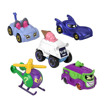 #ad Fisher Price DC Batwheels 1:55 Scale Vehicle Multipack 5 Piece Diecast Toy Cars $22.12