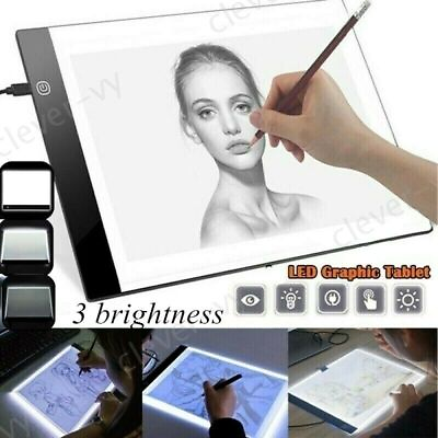 #ad LED Tracing Light Box Board Art Tattoo A4 Drawing Copy Pad Table Stencil Display $11.95